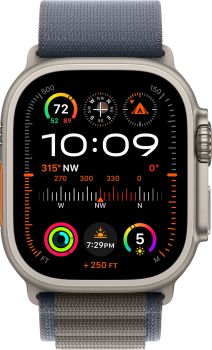 Apple Watch Ultra 2 GPS + Cellular, 49 мм, корпус из титана, ремешок Alpine синего цвета S/M